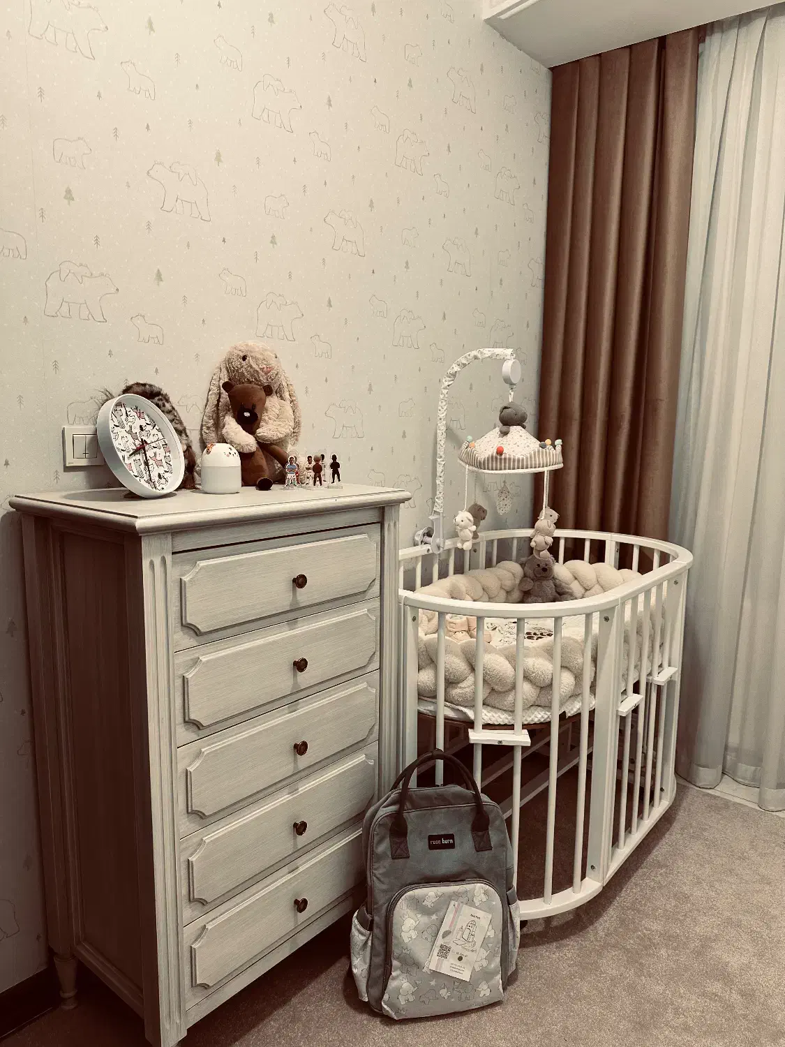 گهواره کنار مادر چند منظوره|تخت و صندلی بچه|تهران, دستغیب|دیوار