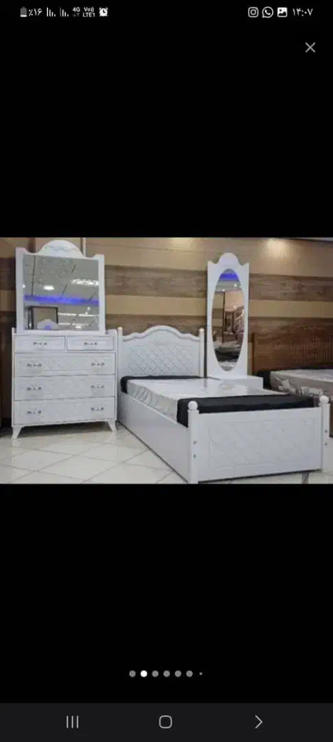 سرویس تختخواب ۱نفره کامل(پل زایشگاه حیدری)|تخت و سرویس خواب|اراک, |دیوار