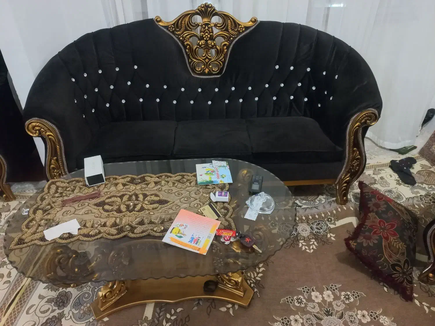 مبل هفت نفره در حد نو|مبلمان خانگی و میز عسلی|کرمانشاه, |دیوار