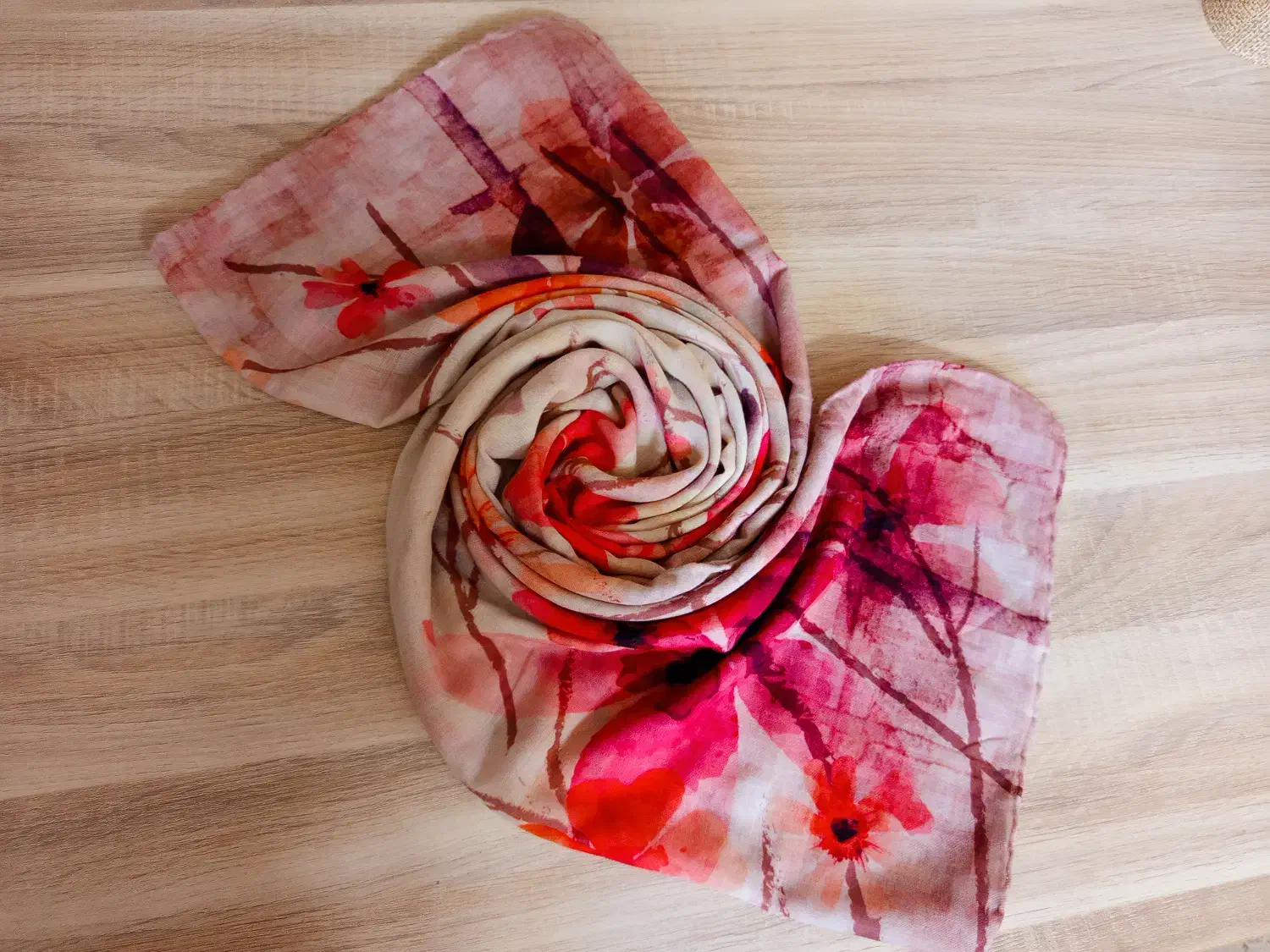 روسری زنانه طرح گل آبرنگی|لباس|تربت‌حیدریه, مظفریه|دیوار