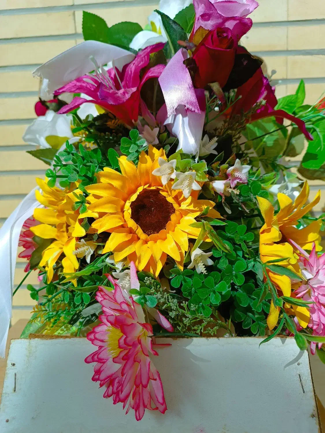 دسته گل مصنوعی|گل مصنوعی|میبد, |دیوار