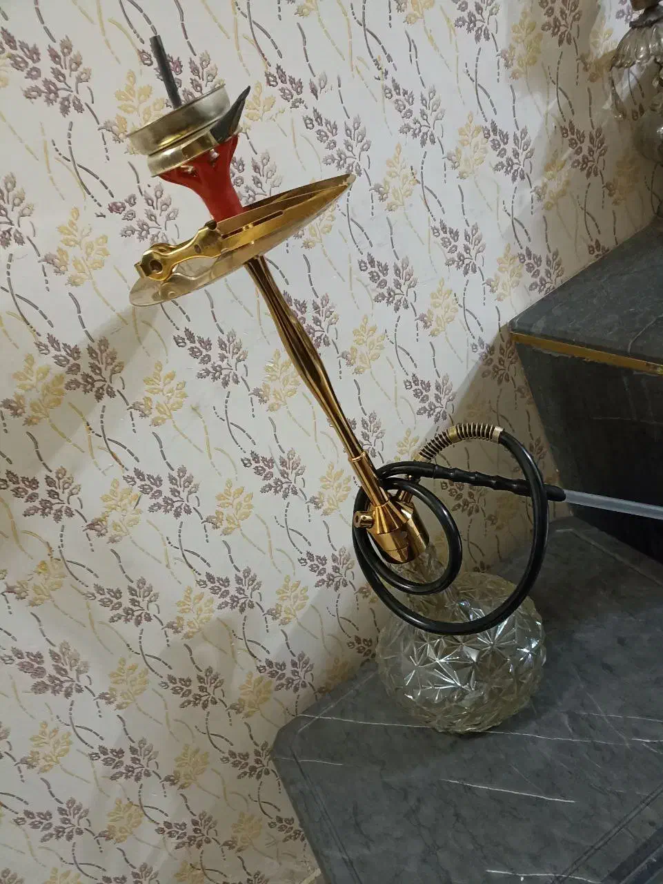 قلیان کرنو طلایی|زیورآلات و اکسسوری|کرمانشاه, |دیوار