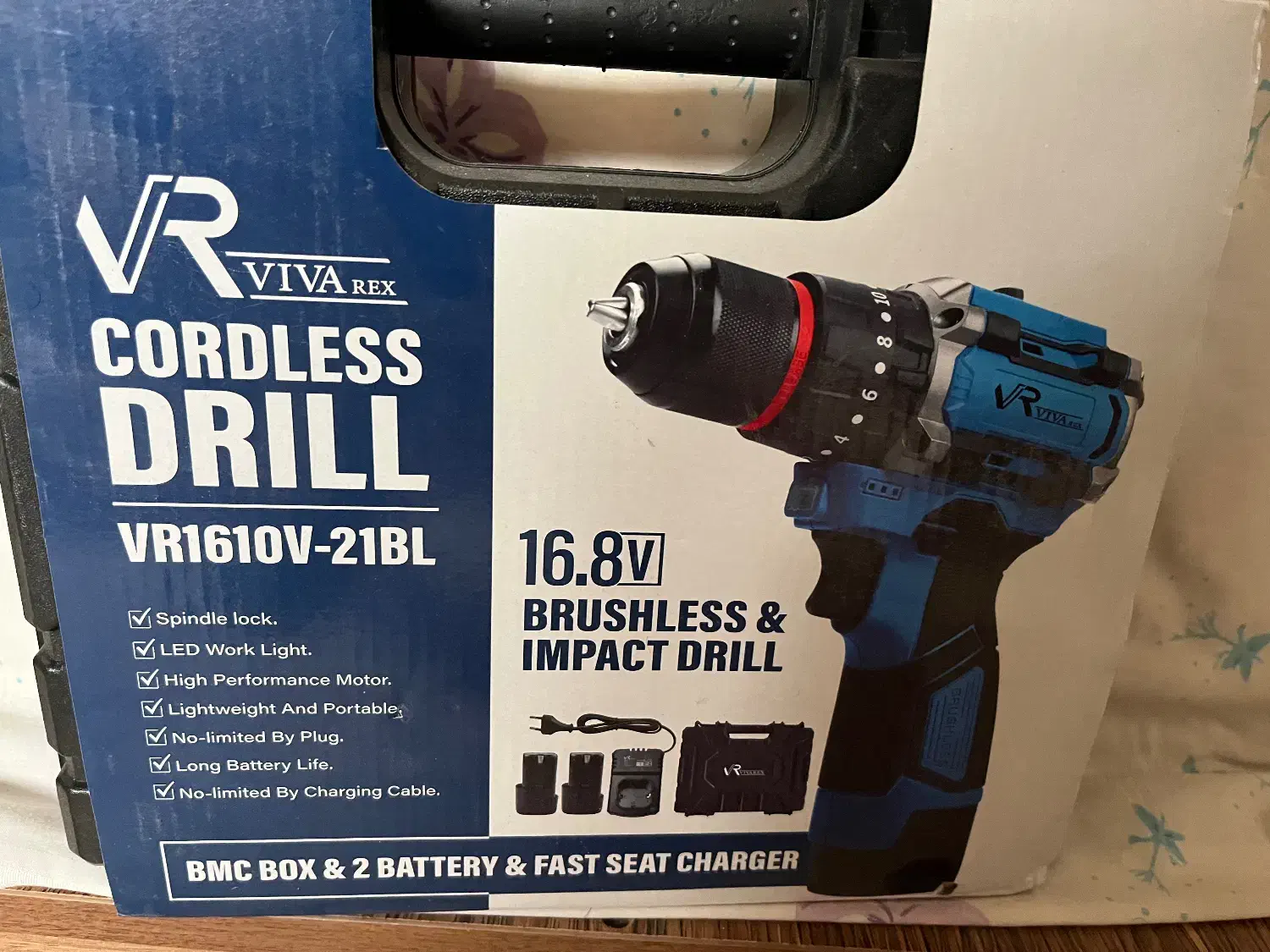 دریلا شارژی ویوارکس|ابزارآلات|اصفهان, رهنان|دیوار