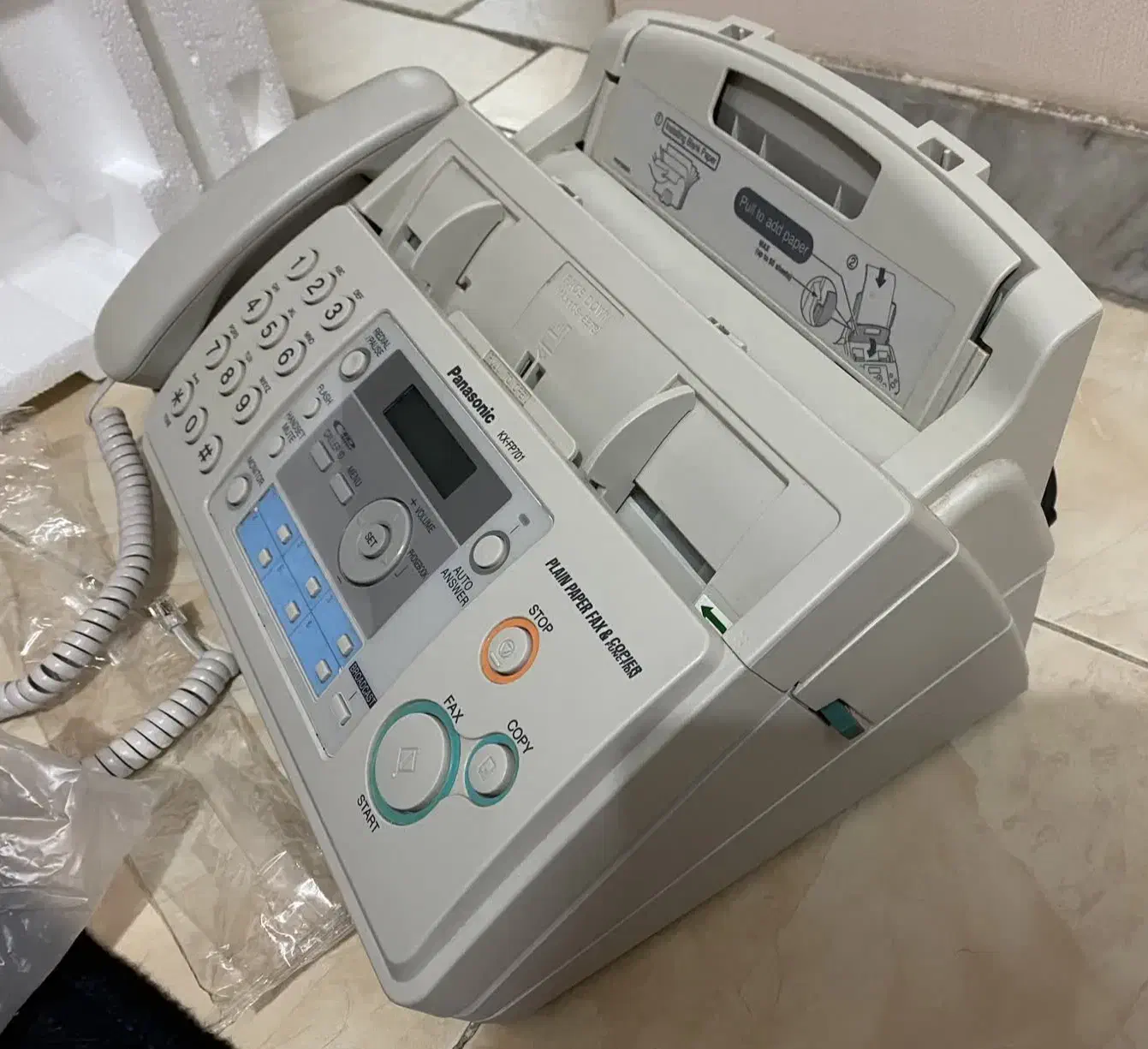دستگاه فکس پاناسونیک|پرینتر، اسکنر، کپی، فکس|رشت, یخسازی|دیوار