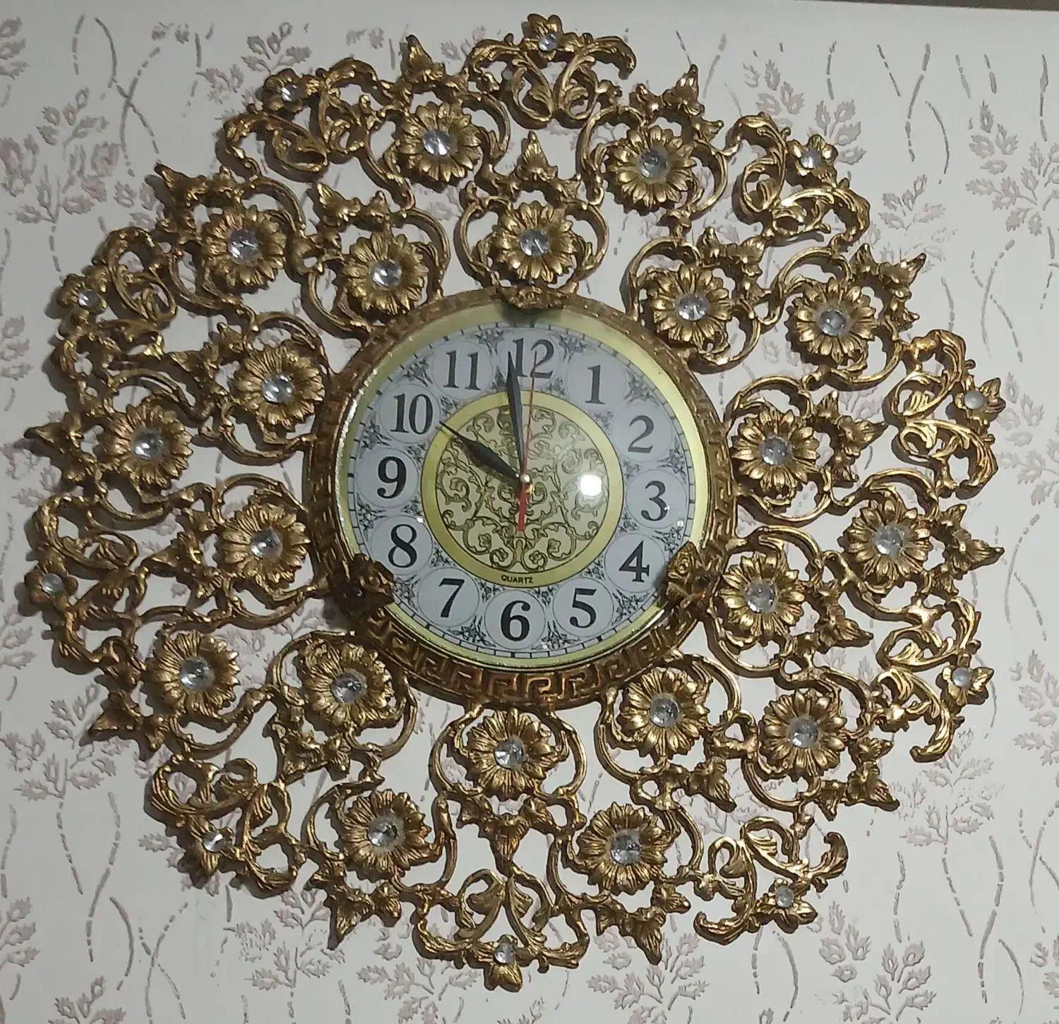 ساعت دیواری برنج|ساعت دیواری و تزئینی|پارس‌آباد, |دیوار