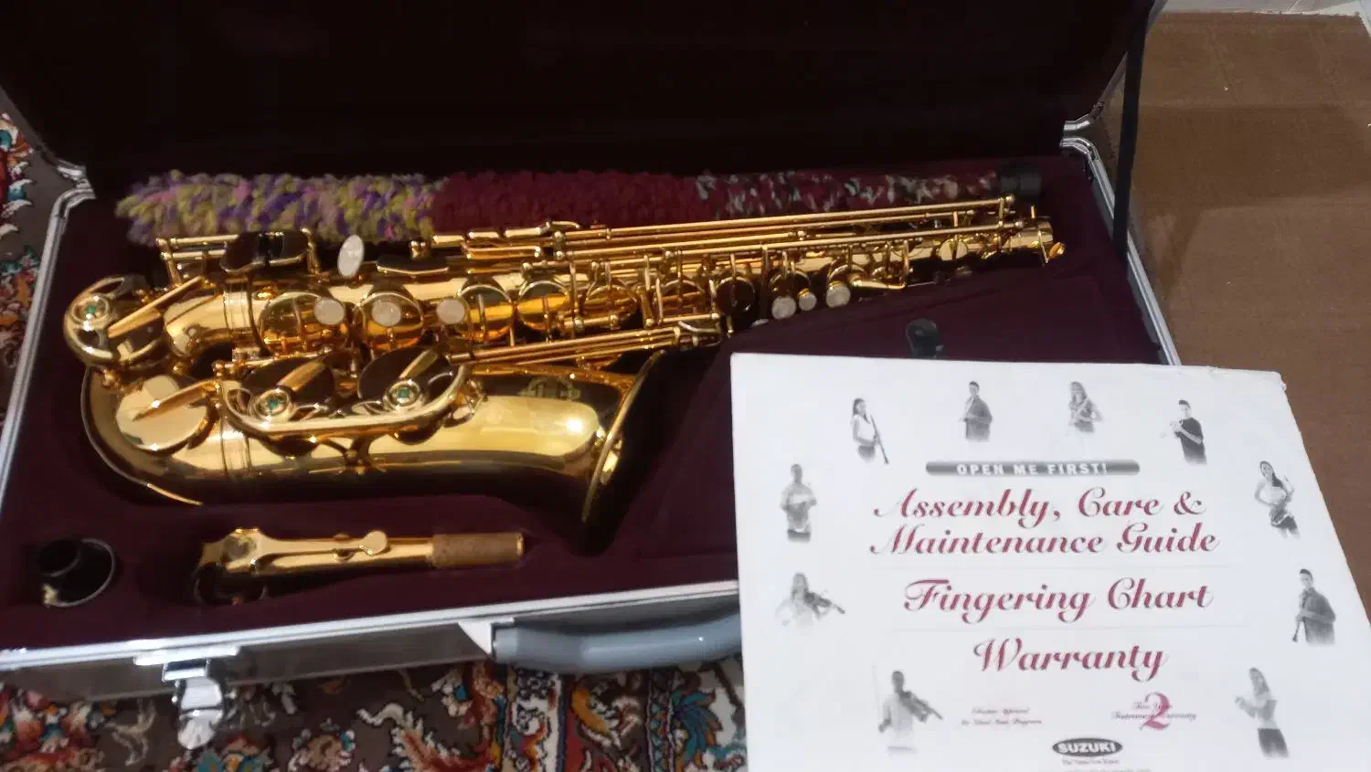 ساکسیفون طلایی آلتو سوزوکی|سازهای بادی|شاهرود, |دیوار