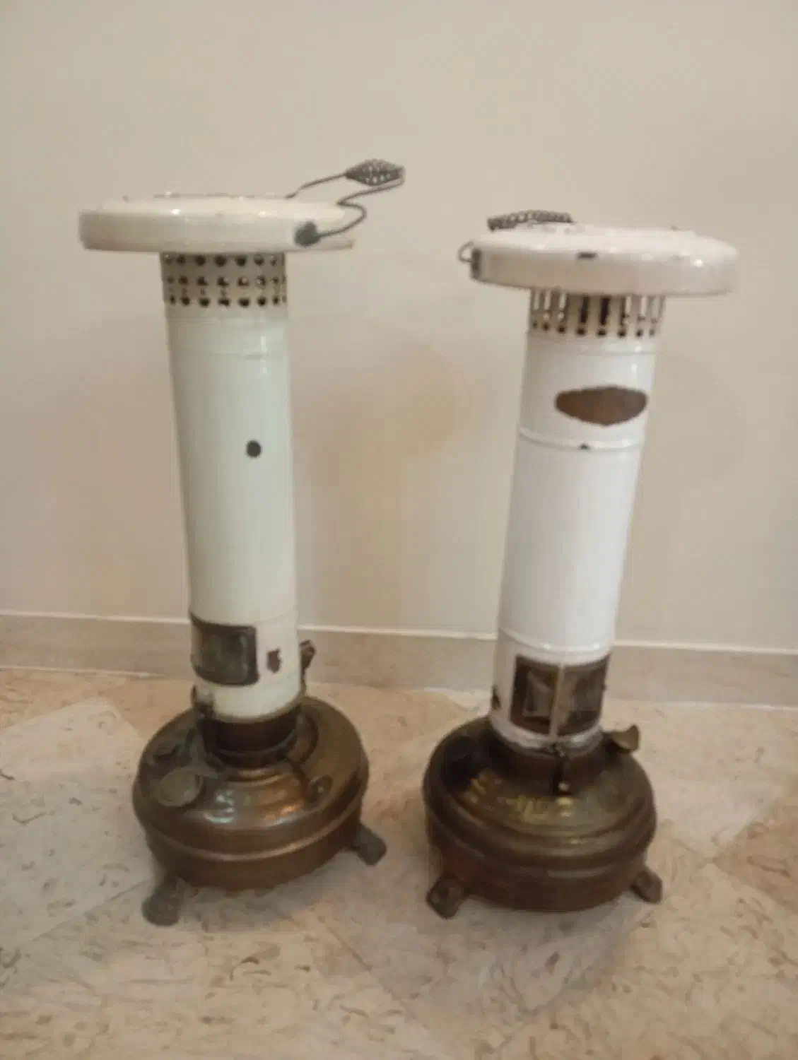 چراغ نفتی عتیقه آنتیک قدیمی|کلکسیون اشیاء عتیقه|تهران, نیروی دریایی|دیوار