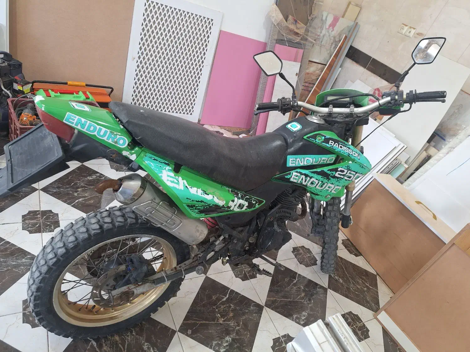 موتور ۲۵۰ تریل پلاک ملی|موتورسیکلت|اردبیل, |دیوار