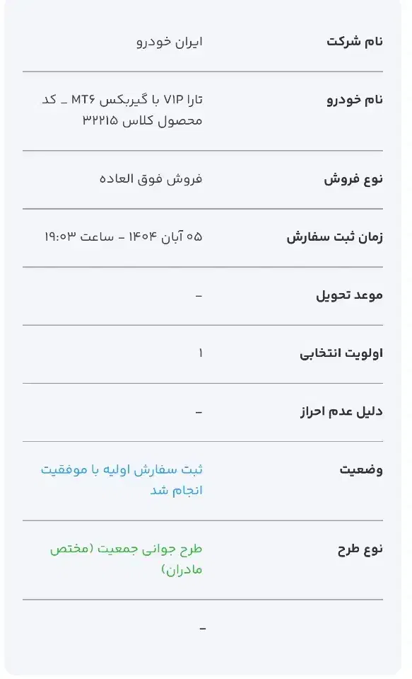 فروش حواله تارا|خودرو سواری و وانت|کاشان, فاز ۲ ناجی آباد|دیوار