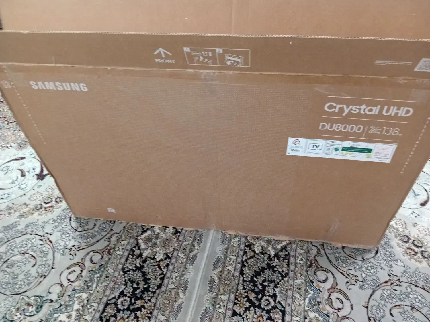 کارتن تلویزیون سامسونگ ۵۵ اینچ مدل 8000|تلویزیون و پروژکتور|تهران, آذری|دیوار