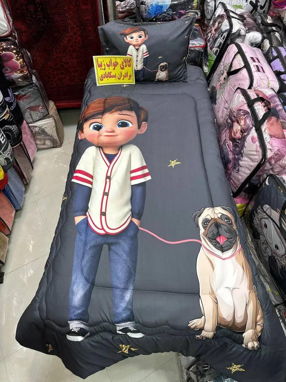 لحاف روتختی ۱ نفره استیج 3D|سرویس روتختی|مشهد, پایین خیابان|دیوار