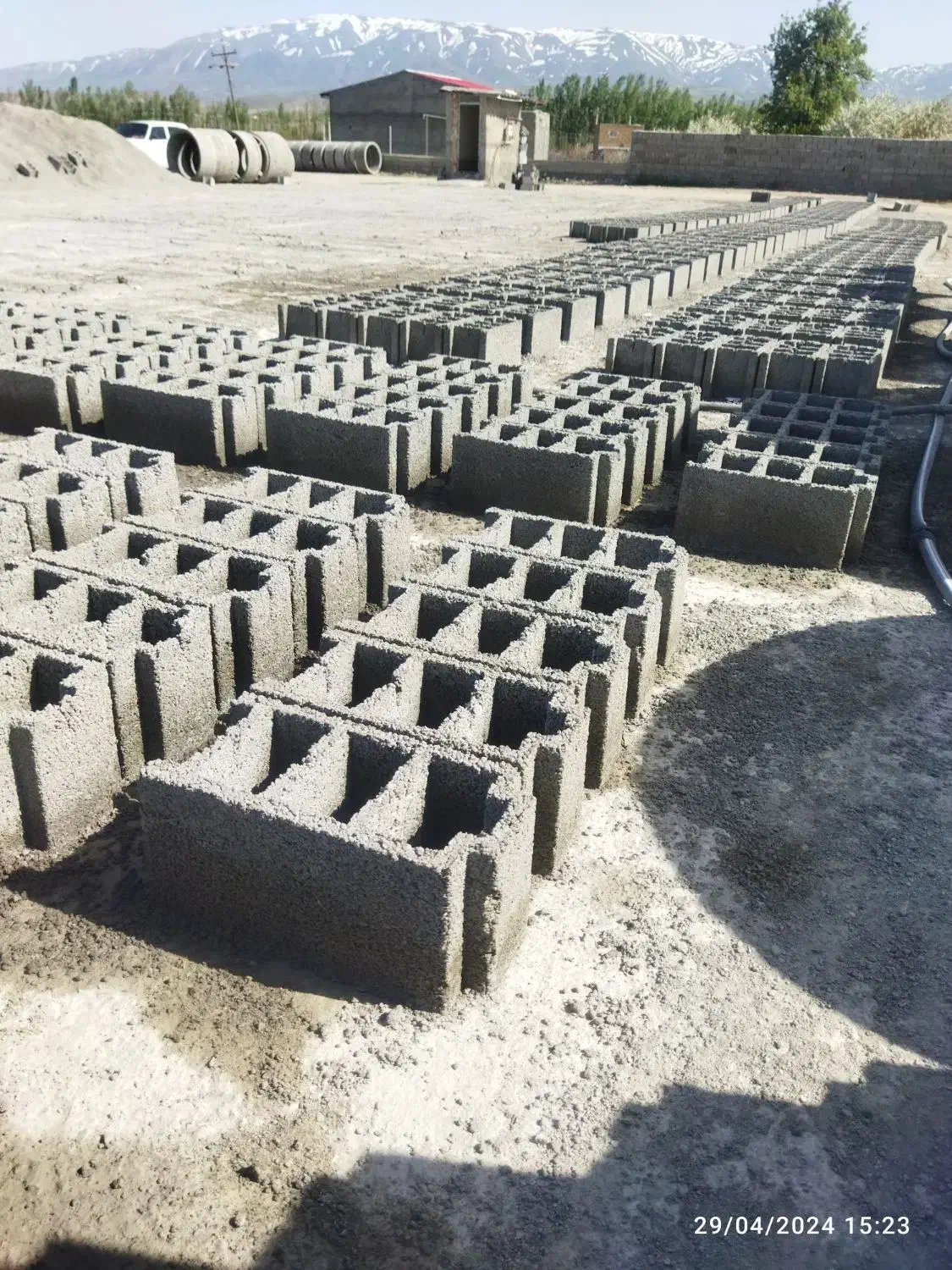 بلوک لوله چاه|عمده‌فروشی|اهر, |دیوار