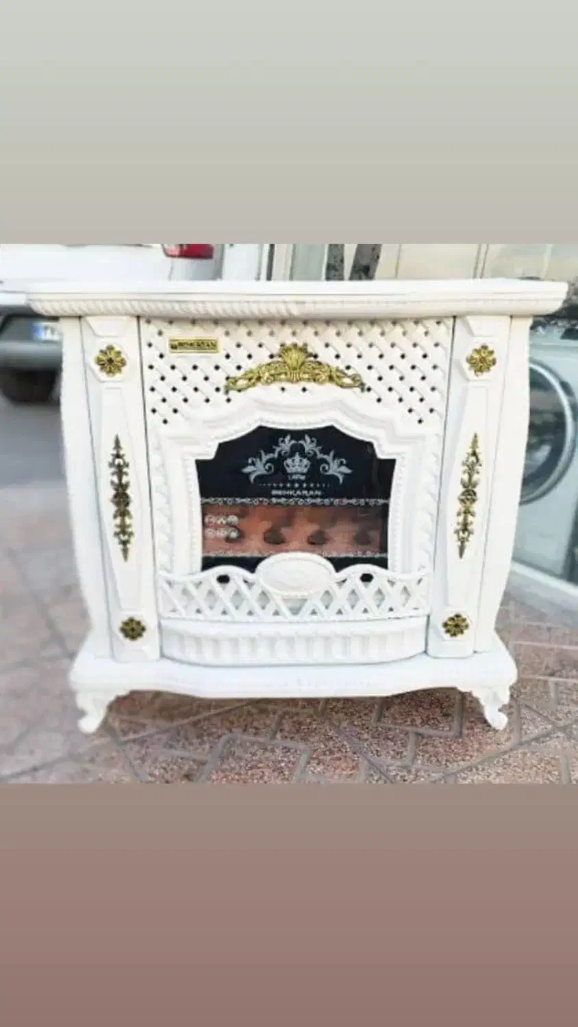 بخار ی گازی طرح شومینه نیشابور|بخاری، هیتر، شومینه|رشت, رودباری|دیوار