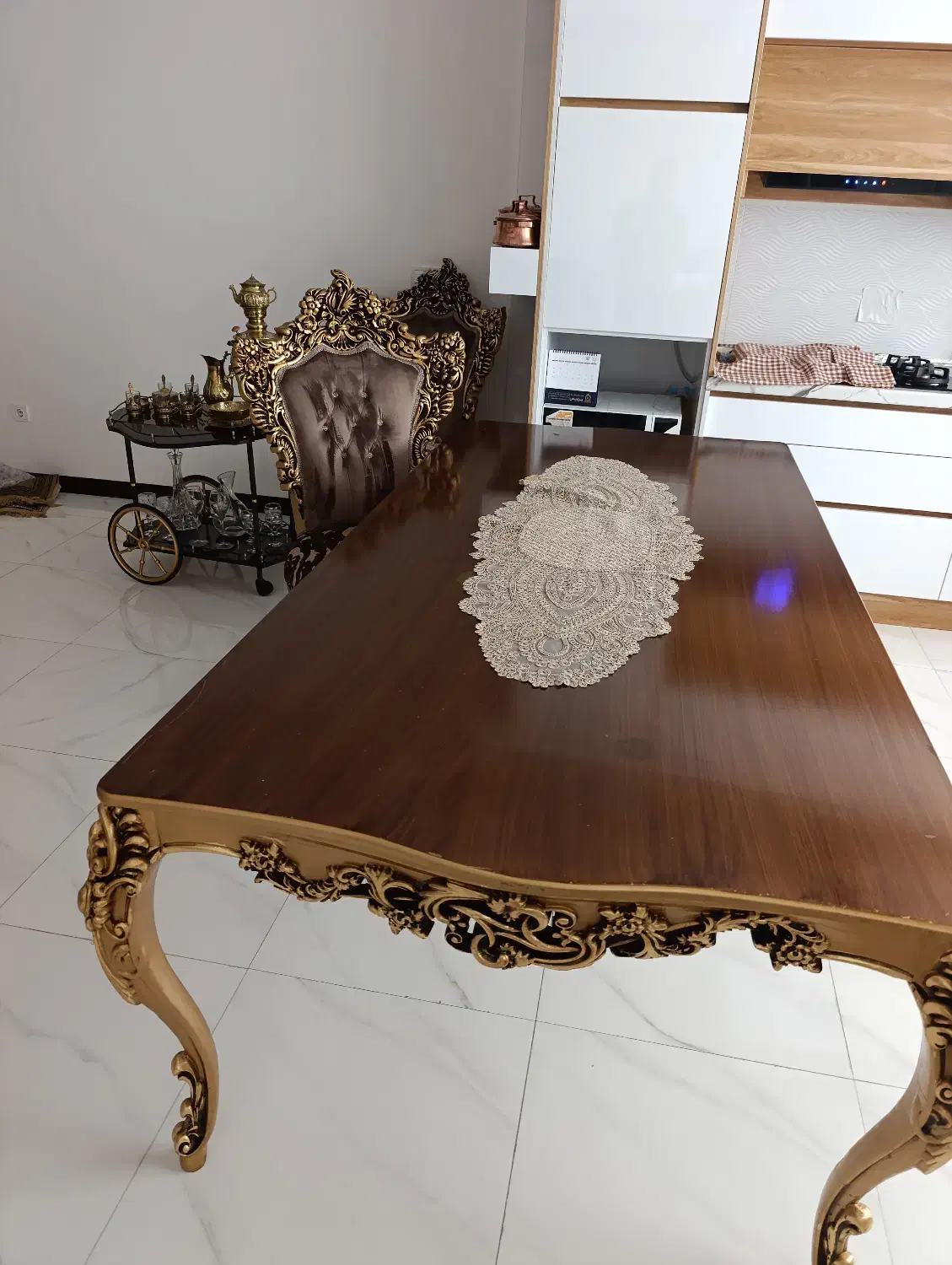 فروش میز ناهار خوری با چهار صندلی|میز و صندلی غذاخوری|فردیس, شهرک شهید حسینی|دیوار