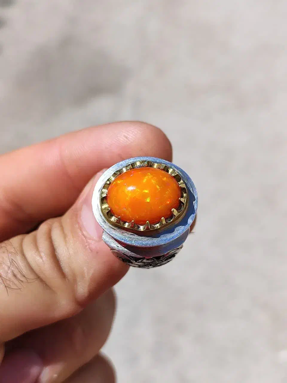 انگشتر اوپال|جواهرات|خمینی‌شهر, |دیوار