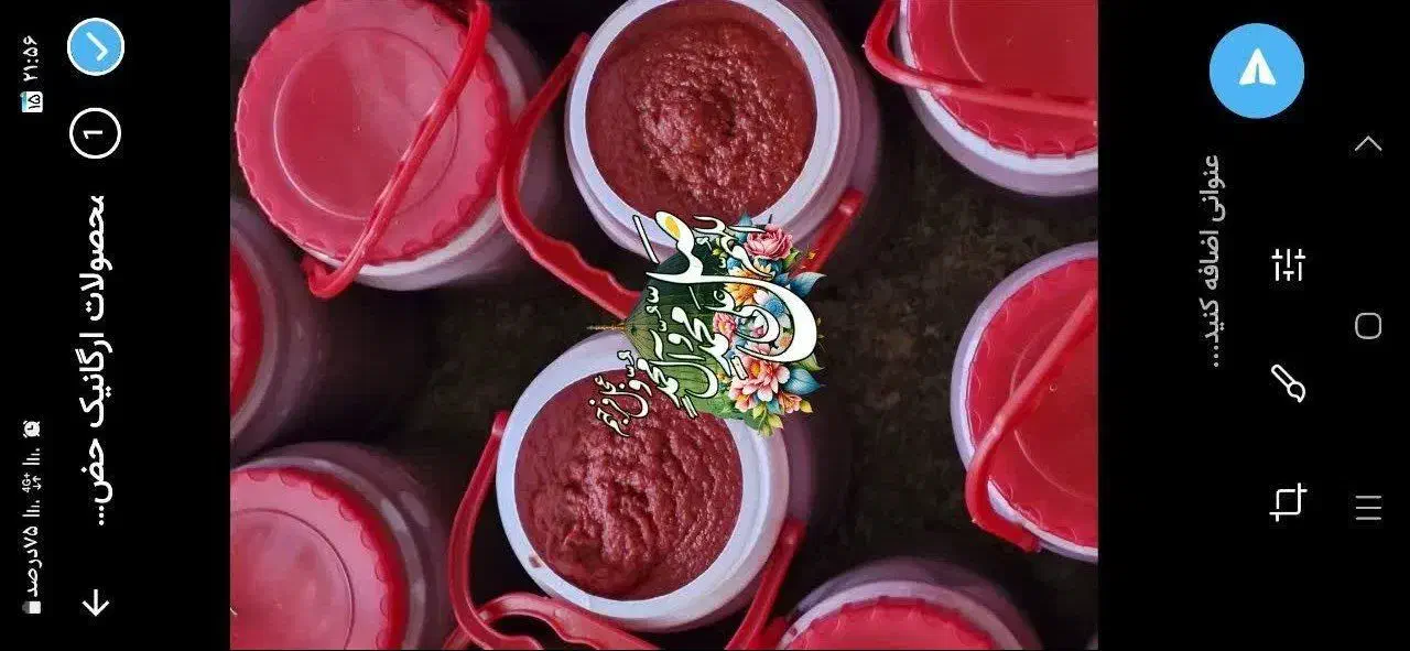 رب گوجه خانگی خوشمزه بدون مواد افزودنی|خوردنی و آشامیدنی|اصفهان, جاوان|دیوار