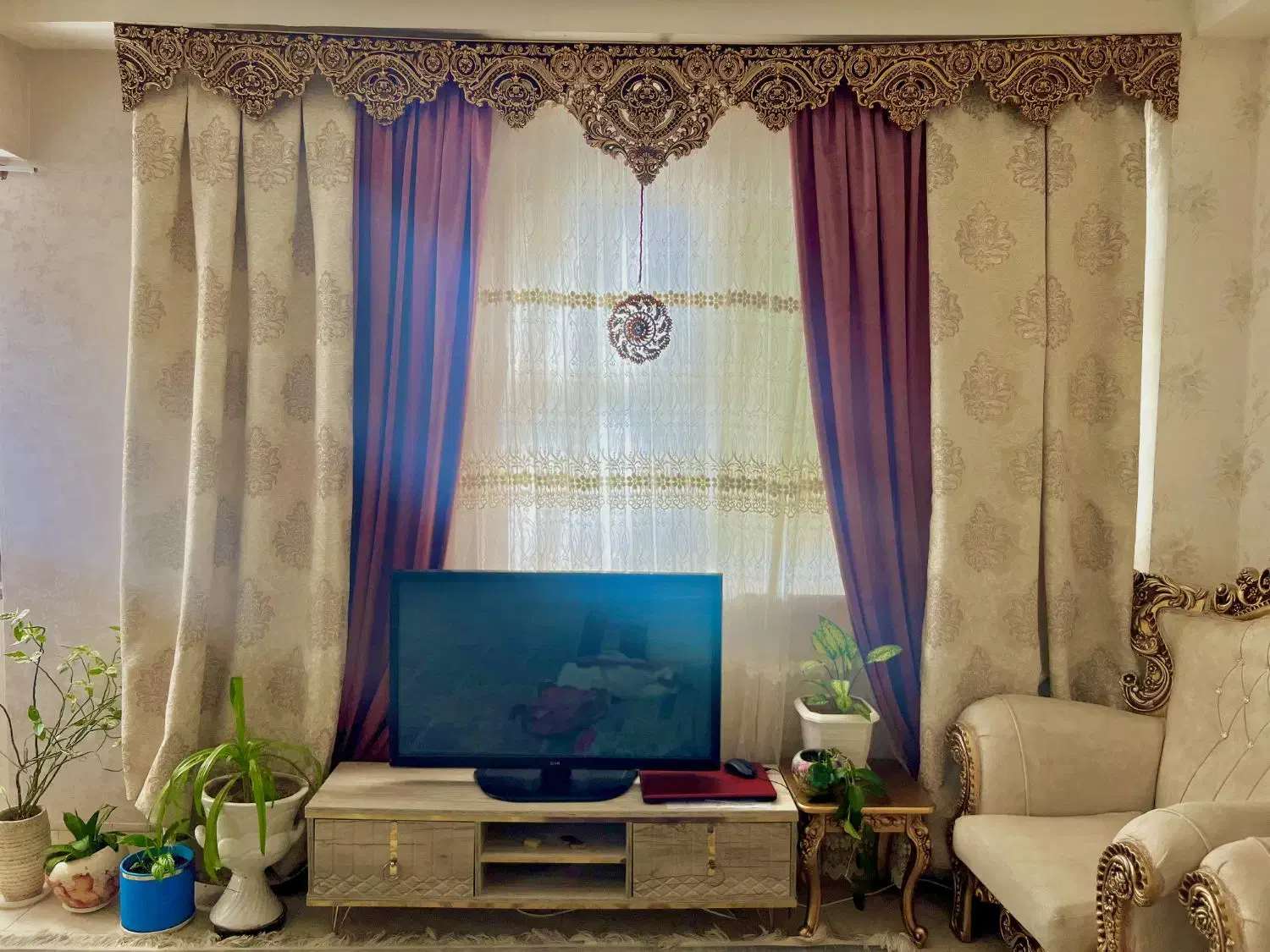 ۹۶۷۸۵۵|پرده، رانر، رومیزی|داراب, |دیوار