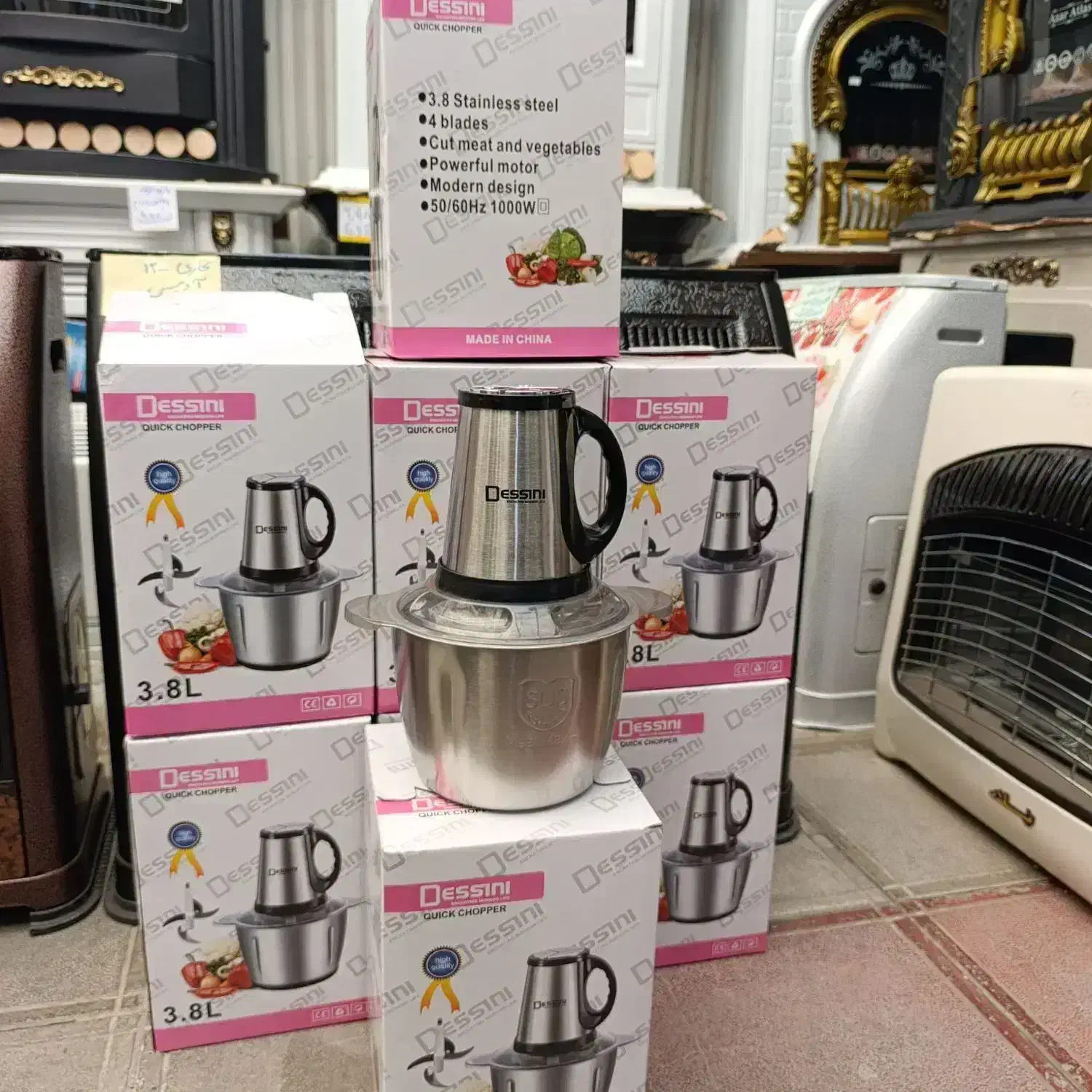 خردکن غذاساز دسینی کاسه استیل ۲ سرعته ۴ تیغه|خردکن، آسیاب، غذاساز|مشهد, طلاب|دیوار