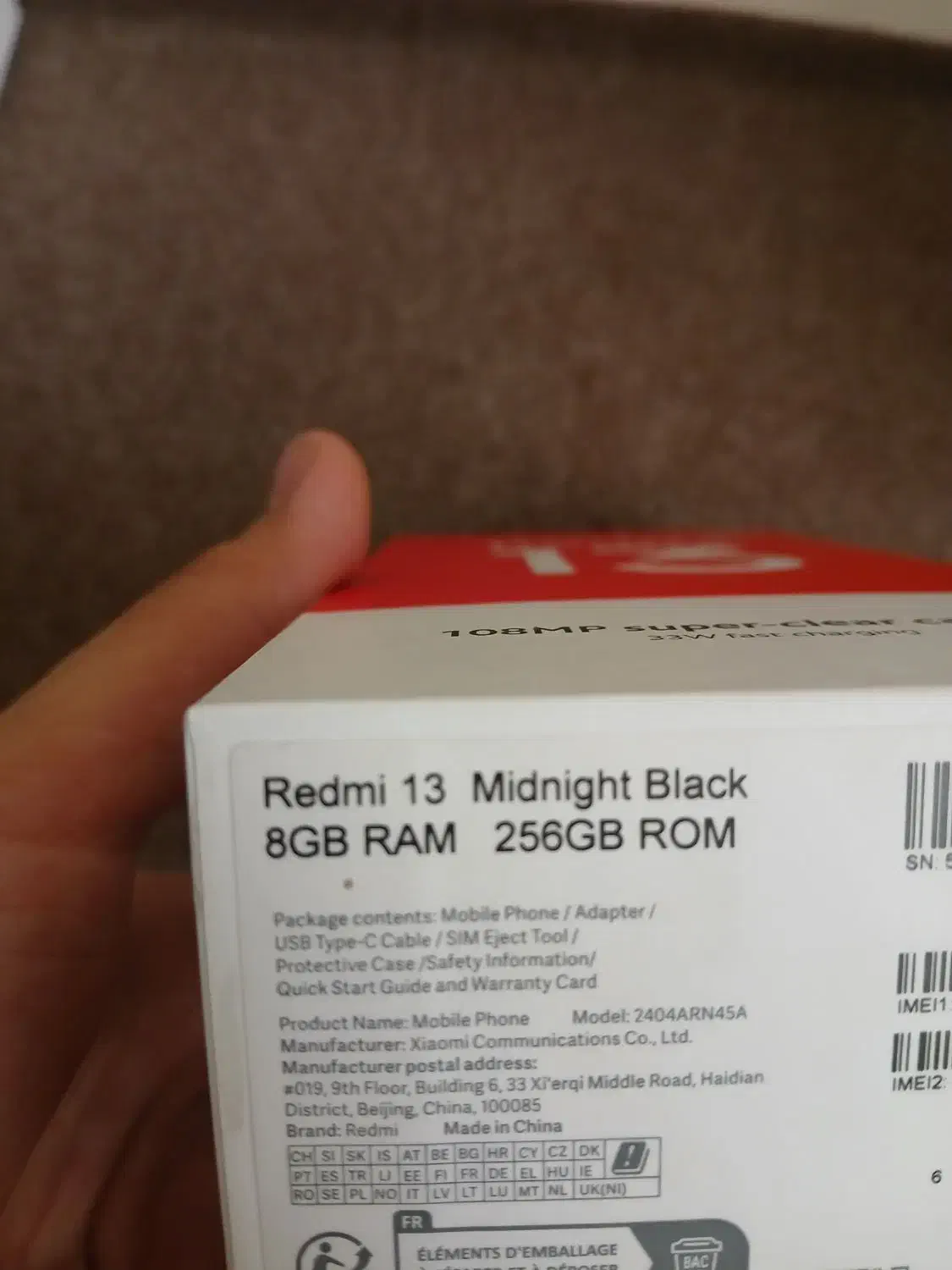 زیر قیمت redmi 13 /256/8/midnight black|موبایل|تهران, نازی‌آباد|دیوار