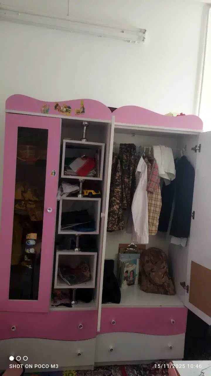 تخت وکمد ام دی اف|تخت و سرویس خواب|جهرم, |دیوار