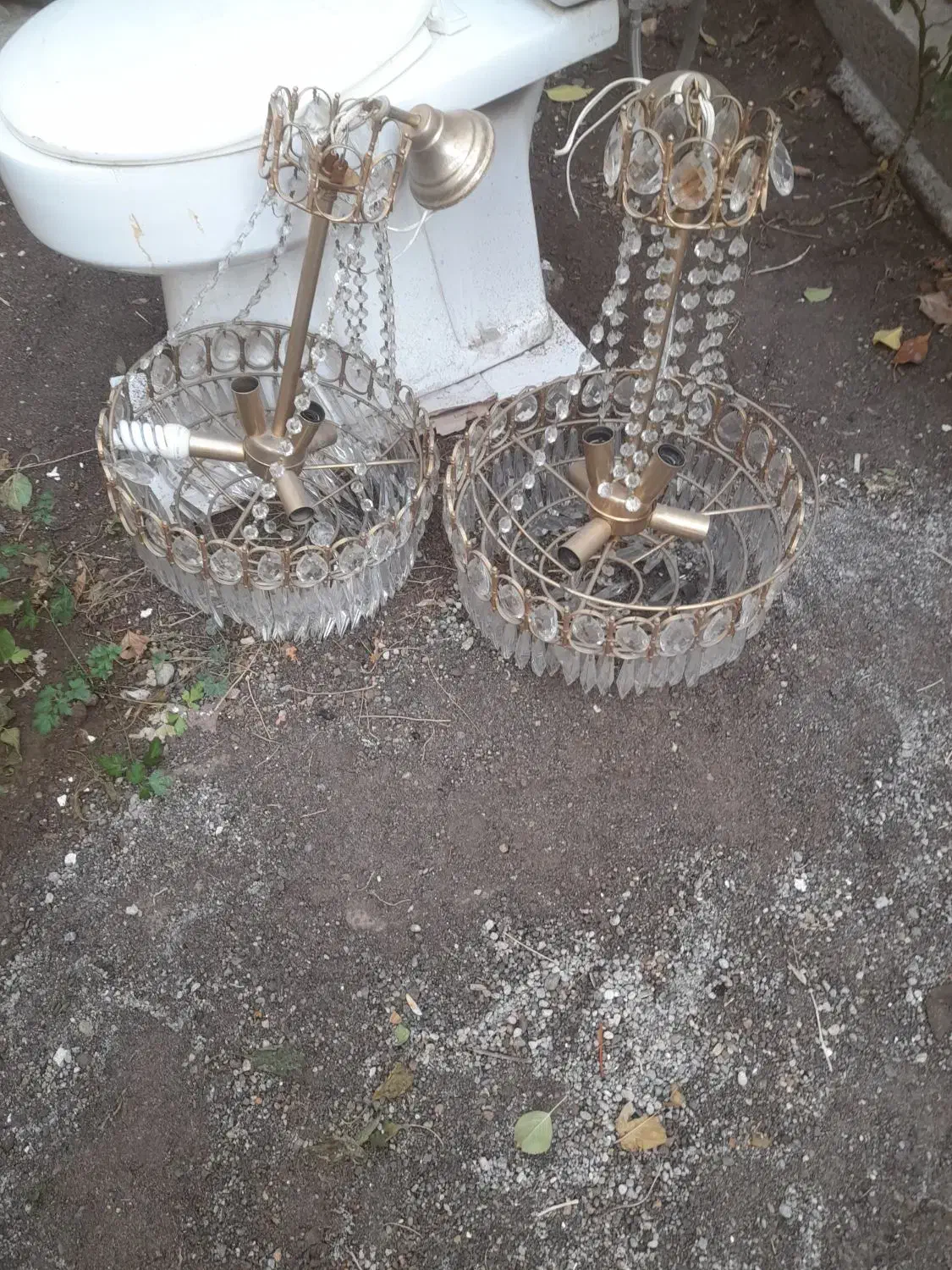 لوستر دو عدد|لوستر و چراغ آویز|تبریز, |دیوار