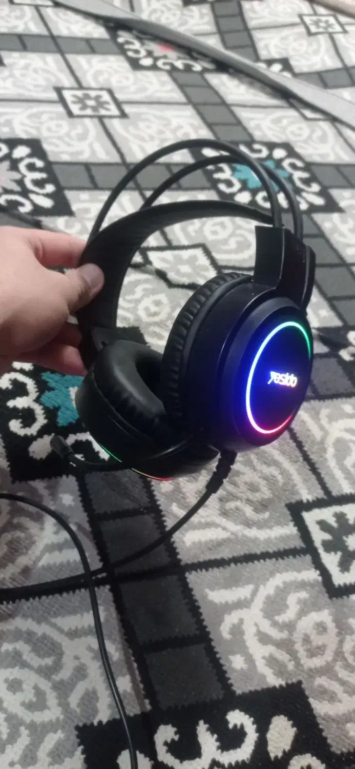 هدفون گیمینگ میکروفن دار نو|قطعات و لوازم جانبی رایانه|مشهد, طبرسی شمالی|دیوار