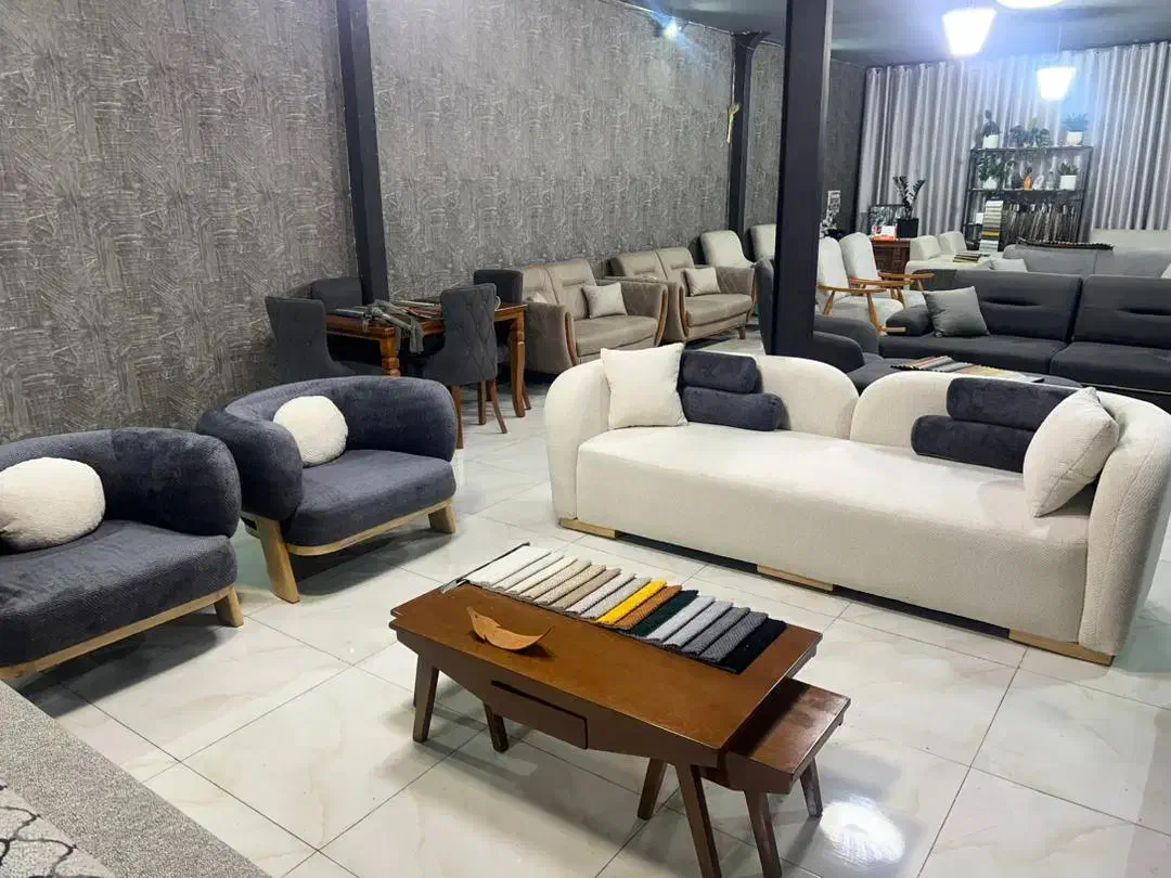 مبل راحتی هفت نفره در تولیدی روشنا/ قسط10ماه|مبلمان خانگی و میز عسلی|بندر انزلی, شیلات|دیوار