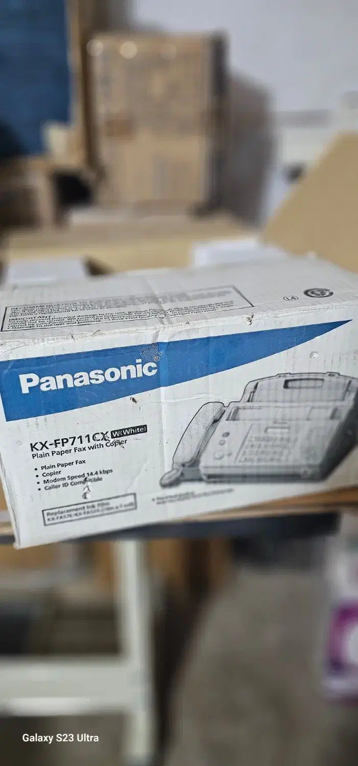 تلفن و فاکس پاناسونیک مطابق عکس|تلفن رومیزی|اصفهان, مارچین|دیوار