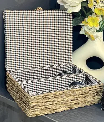 صنایع دستی تلفیق حصیر وچوب|صنایع دستی و سایر لوازم تزئینی|خرمشهر, |دیوار