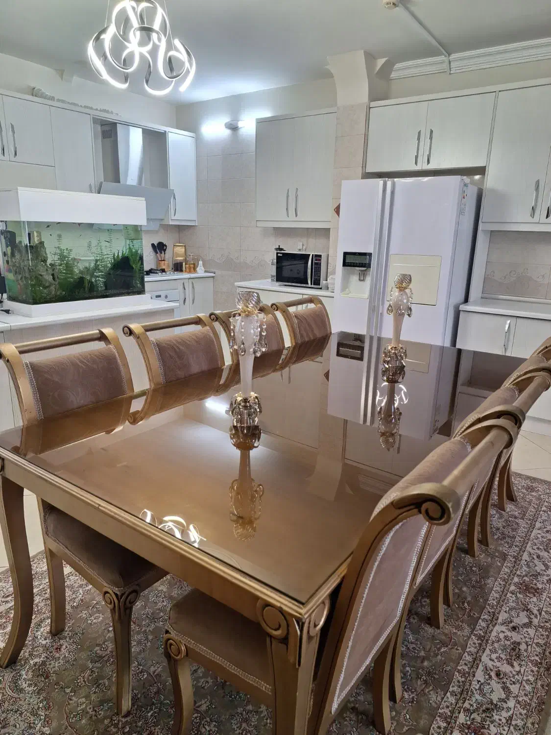 میز ناهارخوری ۸ نفره|میز و صندلی غذاخوری|تهران, حکیمیه|دیوار