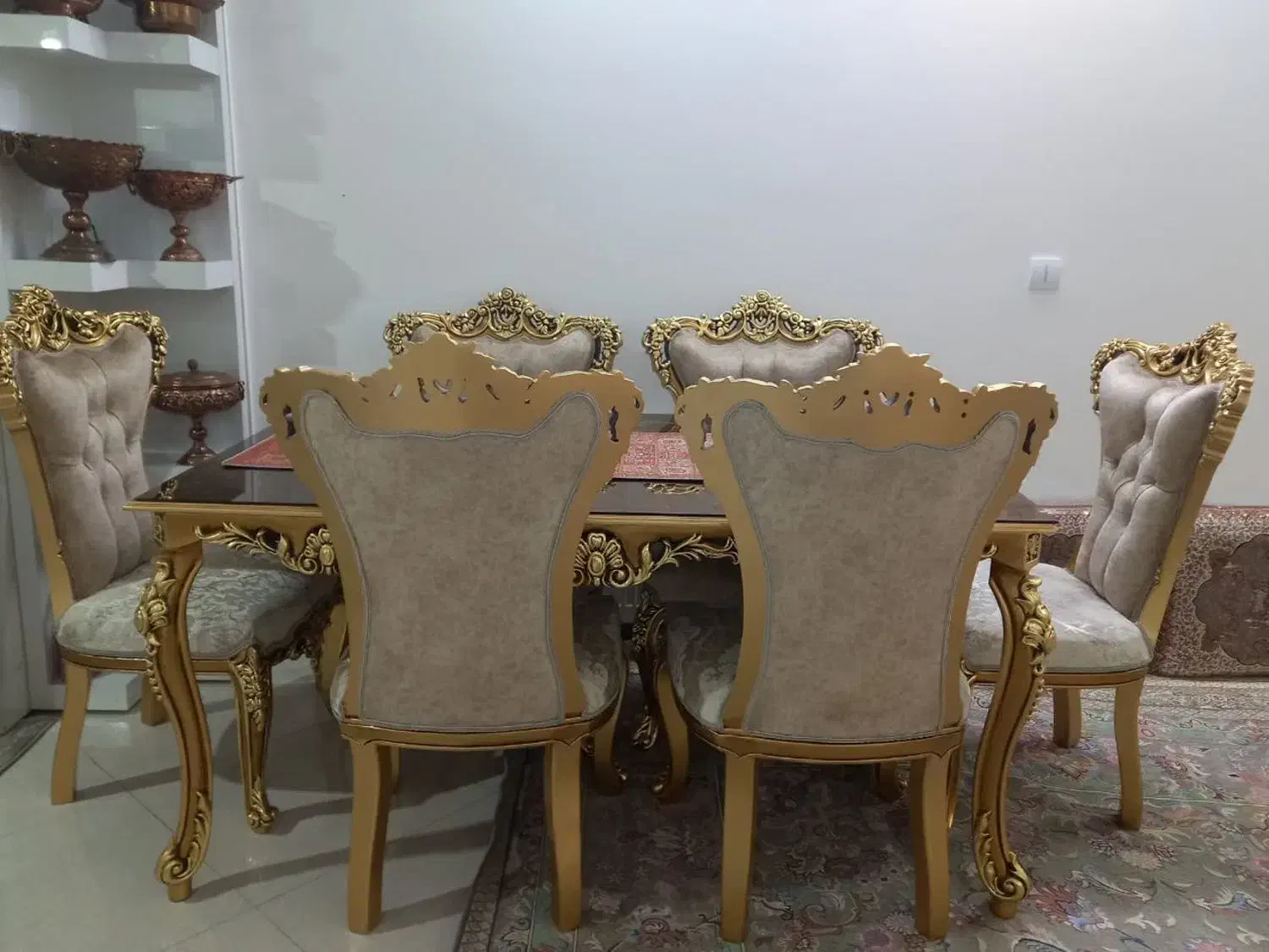 مبل و میز ناهار خوری در حد نو|مبلمان خانگی و میز عسلی|یزد, |دیوار