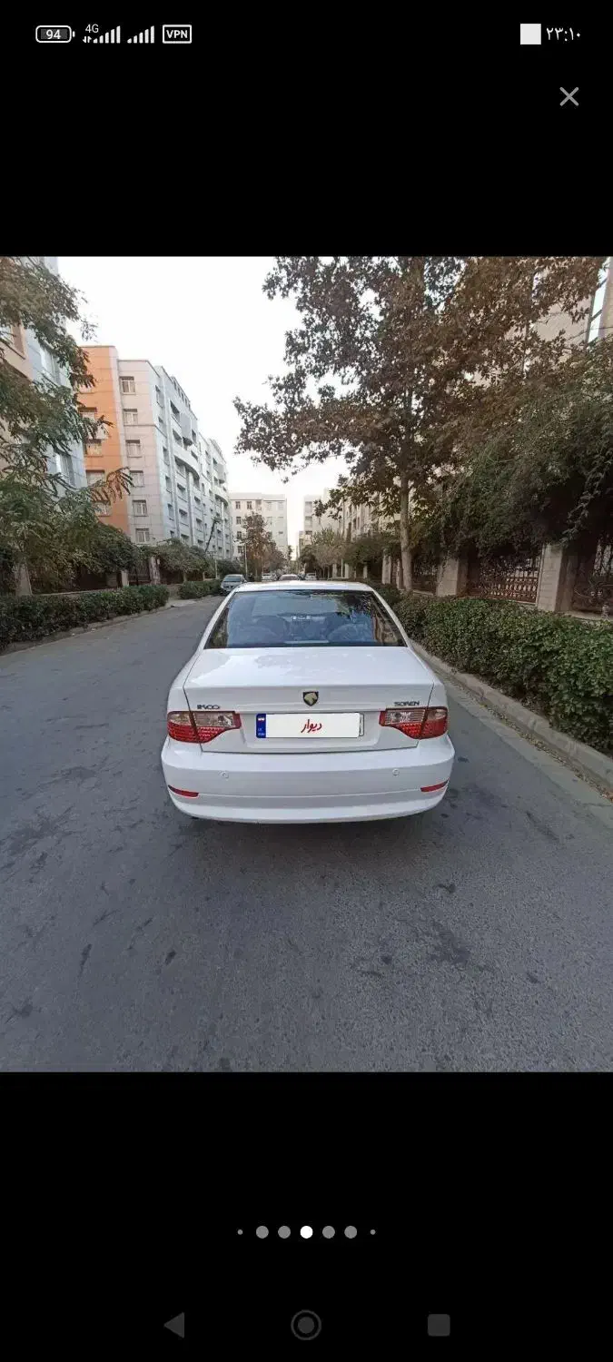 سمند سورن مدل ۹۳f7کم کار بیرنگ|خودرو سواری و وانت|شاهین دژ, |دیوار