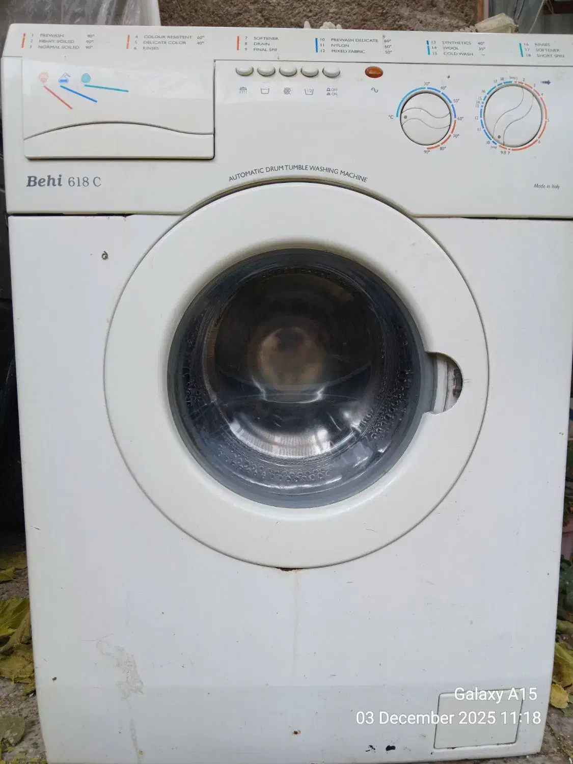 ماشین لباس شویی ایتالیایی|ماشین لباسشویی و خشککن لباس|اصفهان, قهجاورستان|دیوار