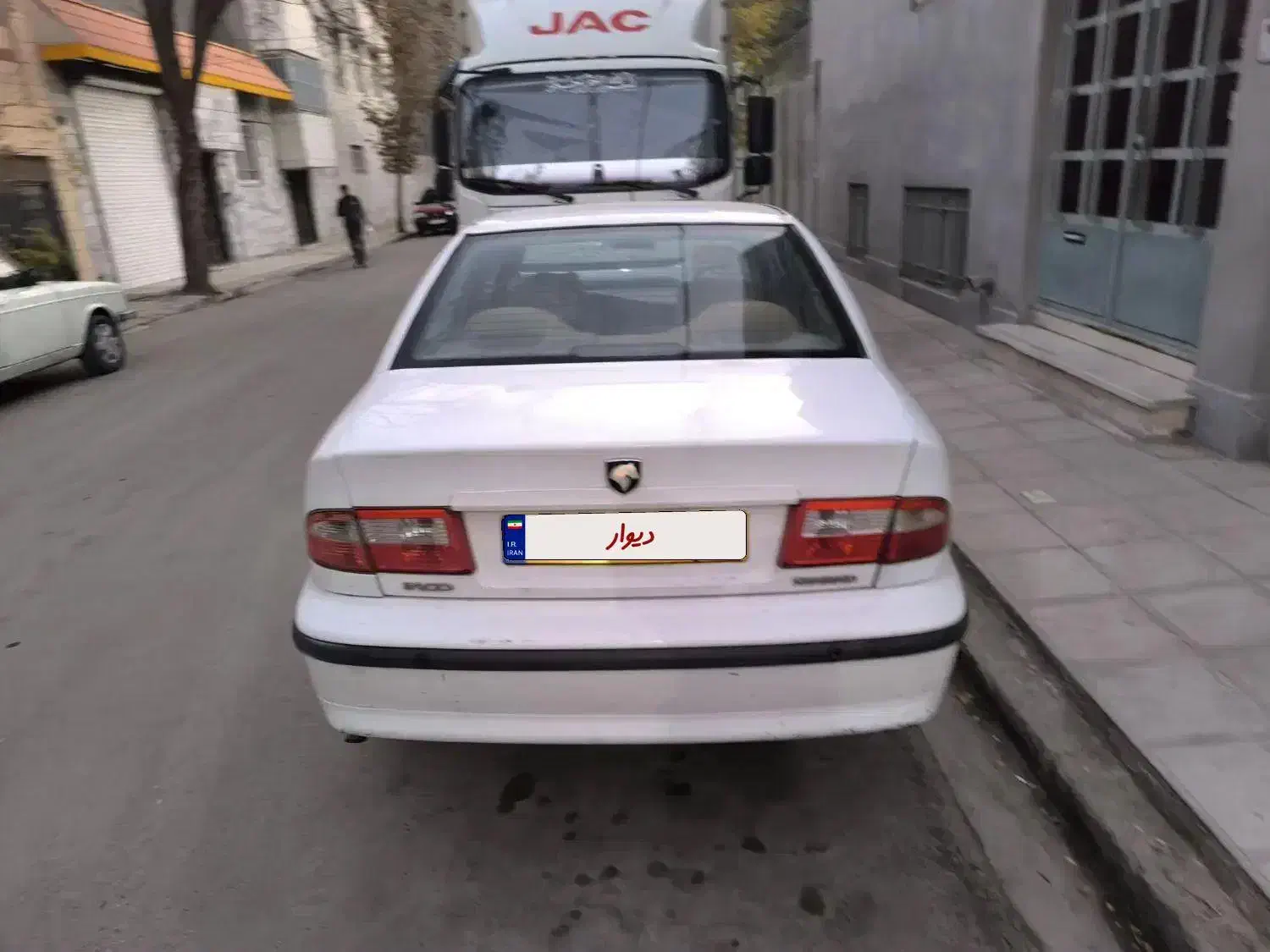 سمند سفید پلاک عمومی|خودرو سواری و وانت|مشهد, هنرور|دیوار