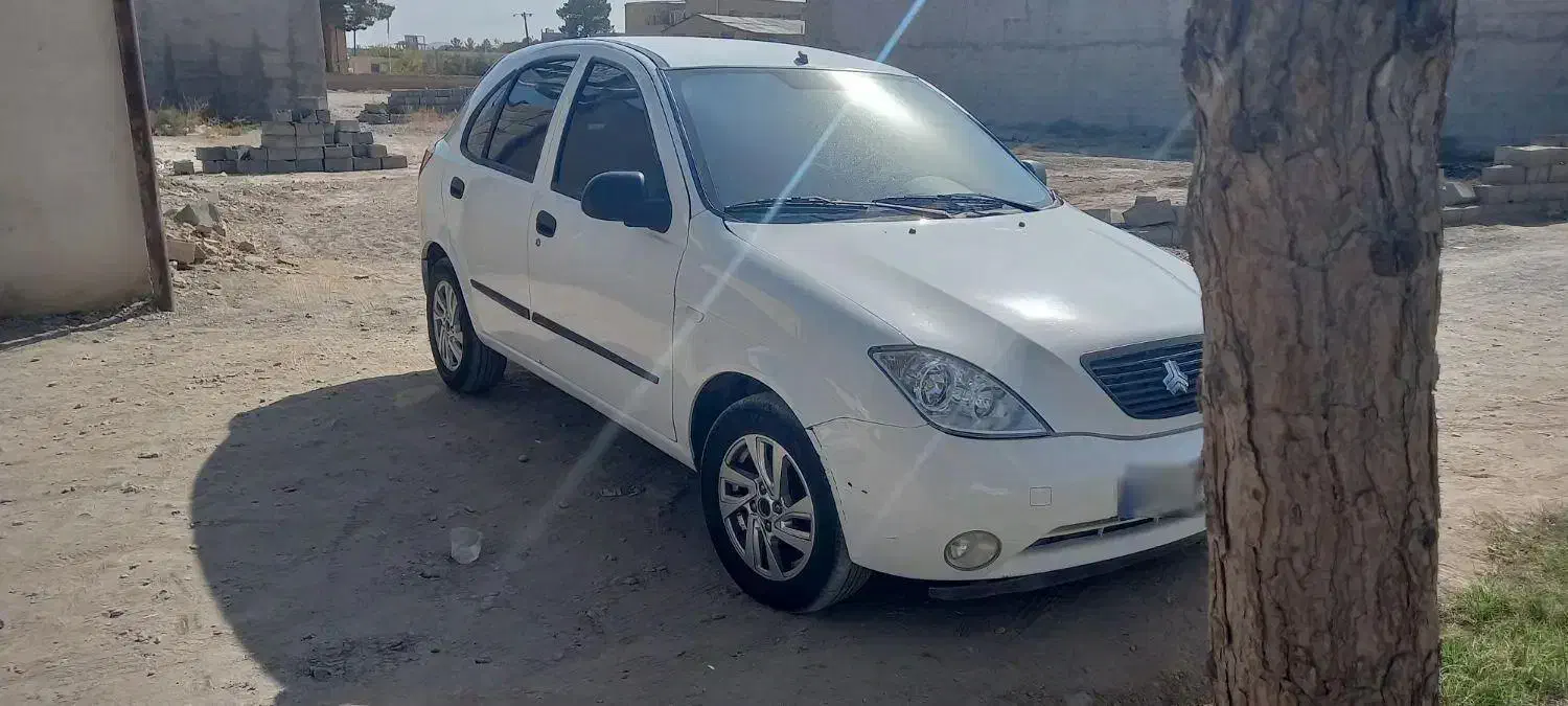 تیبا 2رینگ آلمونیوم کم کار سفید|خودرو سواری و وانت|مهریز, |دیوار