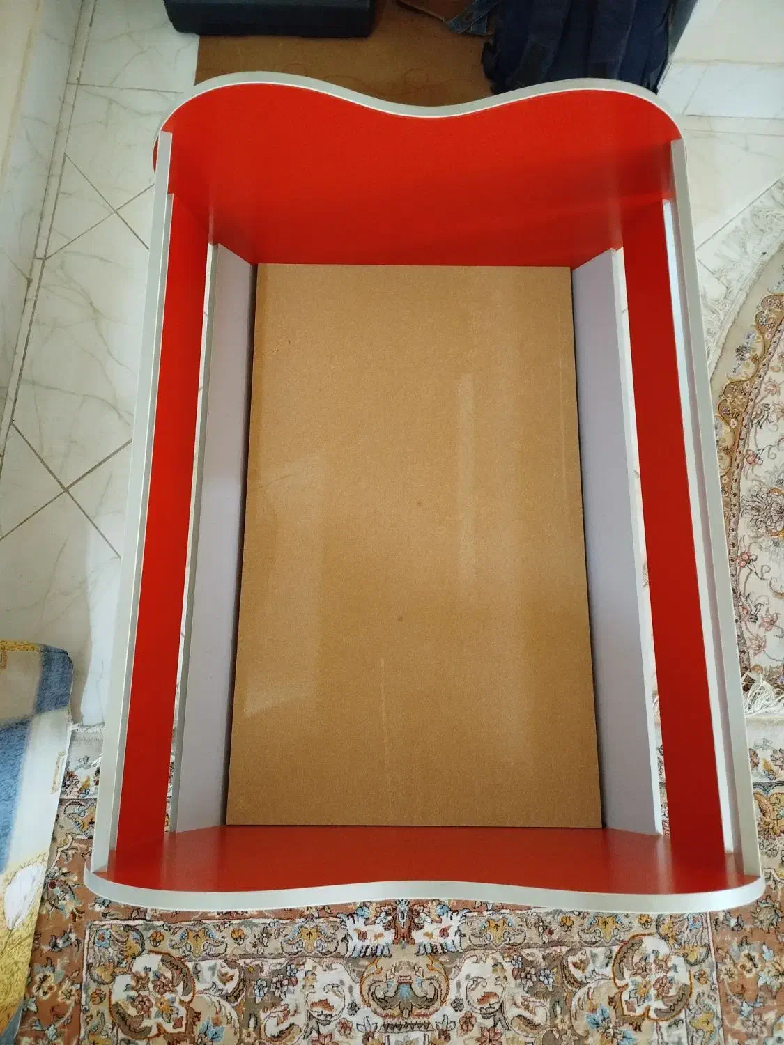 تخت کودک همراه با تشک مخصوص سالم و بدون خط و خش|تخت و صندلی بچه|تبریز, |دیوار