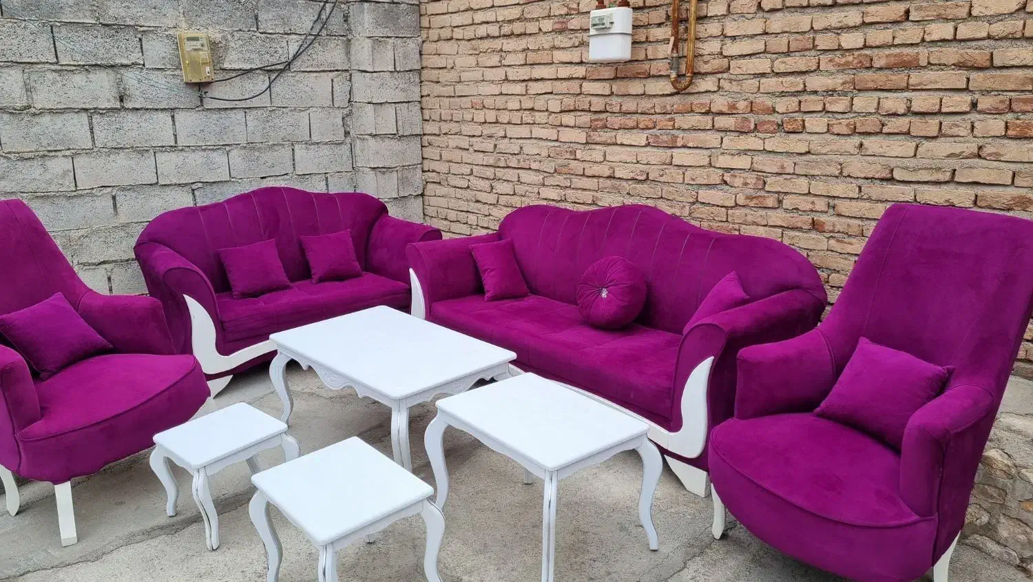 مبل ۷ نفره راحتی|مبلمان خانگی و میز عسلی|مشگین شهر, |دیوار