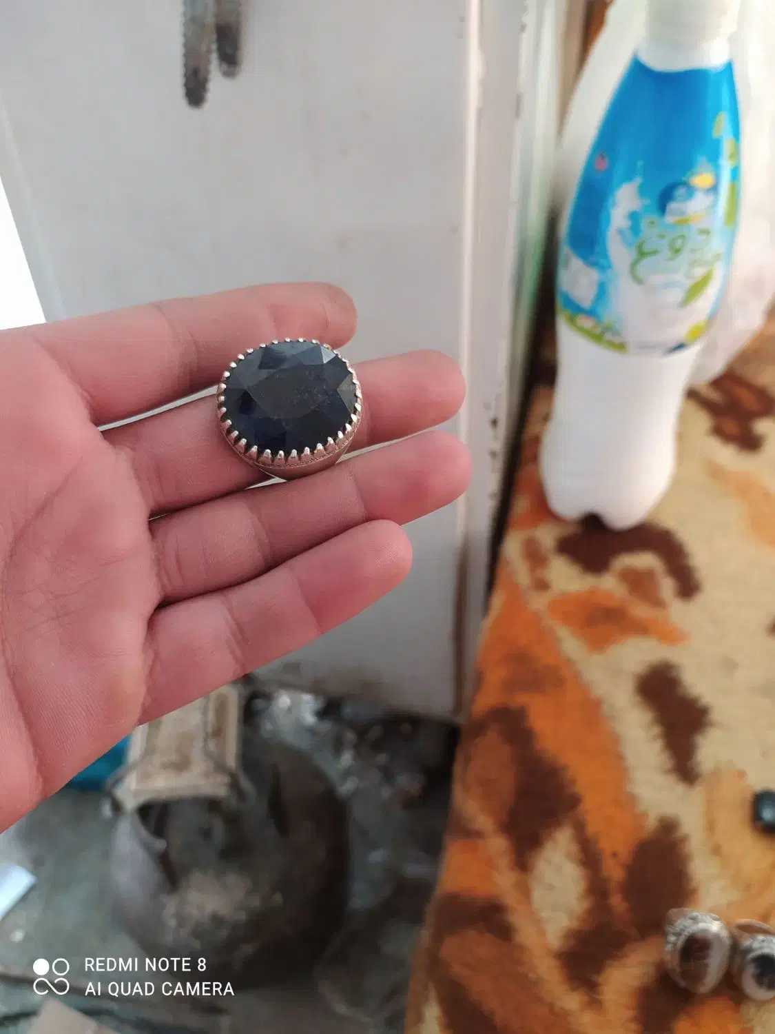 انگشتر شجر کلکسیونی ویاقوت کبود درشت|جواهرات|بروجرد, |دیوار