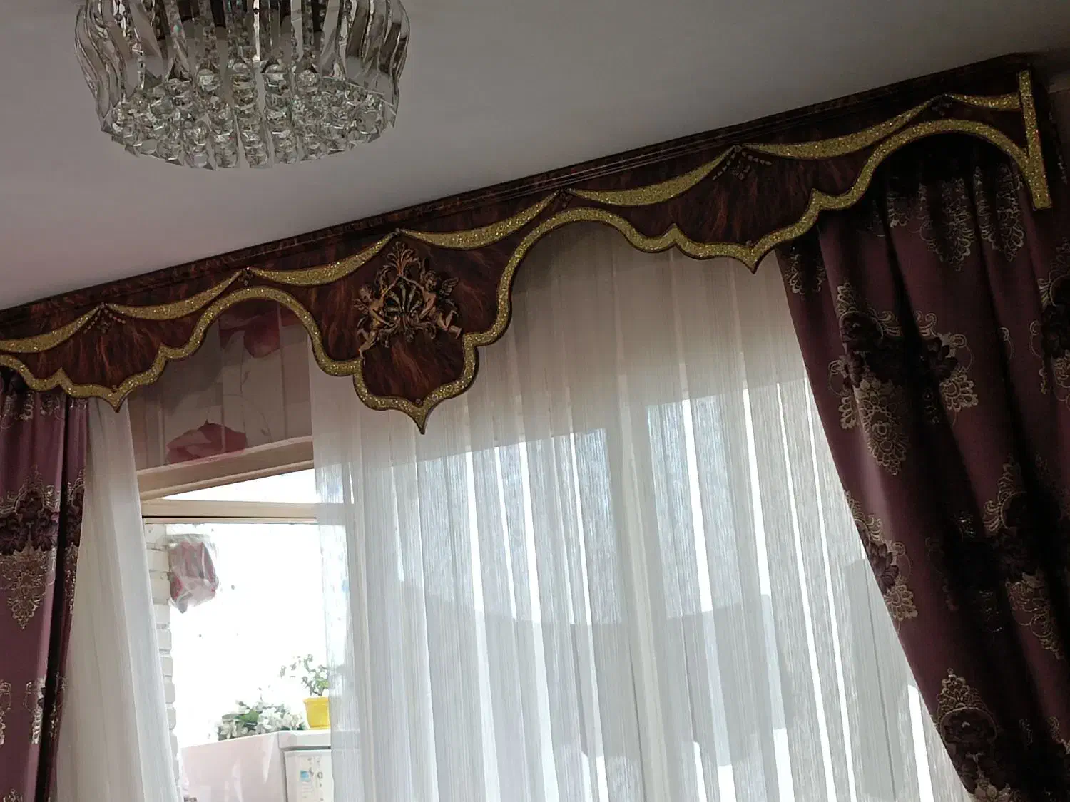 کنار پرده و کتیبه|پرده، رانر، رومیزی|ارومیه, |دیوار