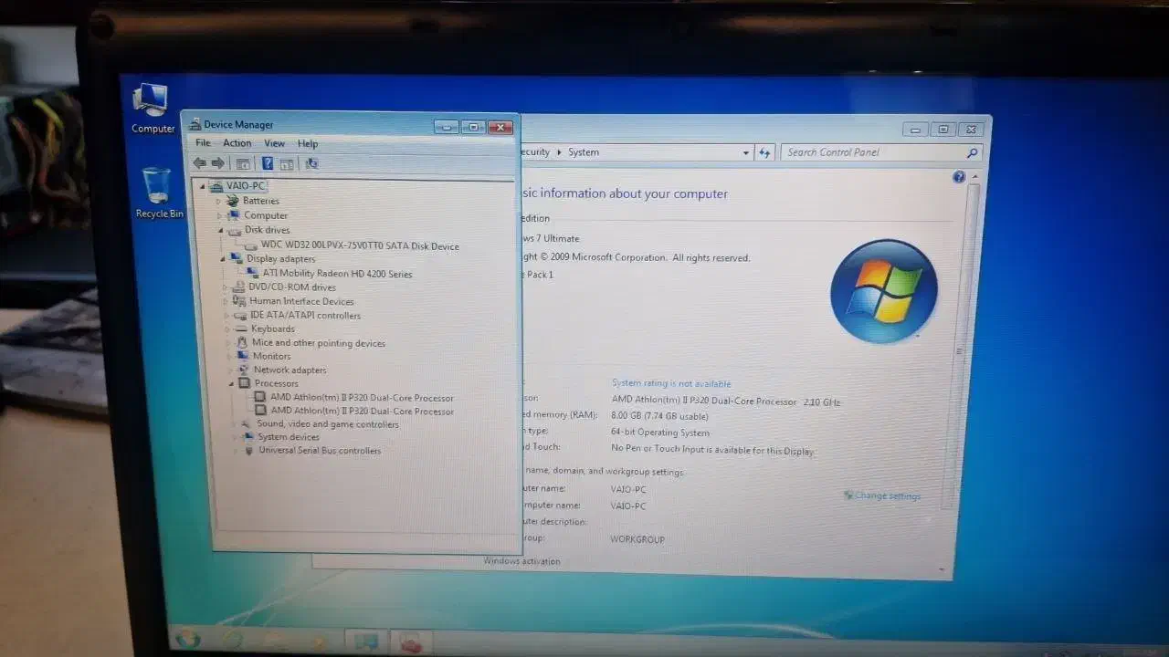 لپتاپ سونی وایو|رایانه همراه|نوشهر, |دیوار