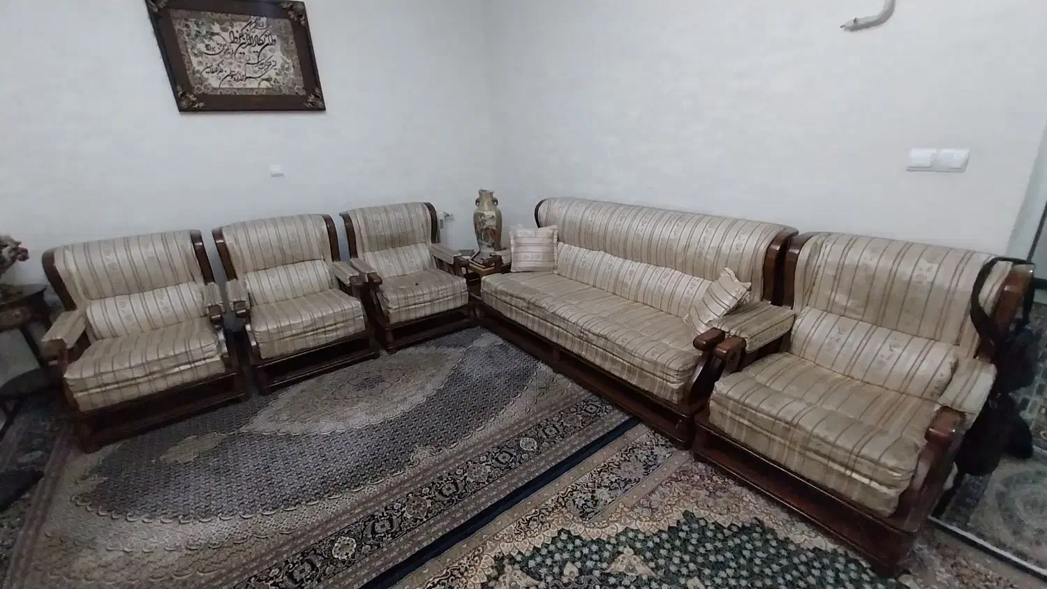موبل ۷ نفره چوبی|مبلمان خانگی و میز عسلی|تهران, بهارستان|دیوار
