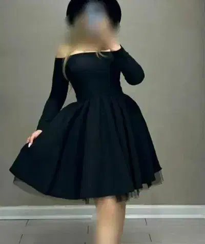 لباس مجلسی کوتاه زنانه شیک (مشکی)|لباس|امیدیه, |دیوار