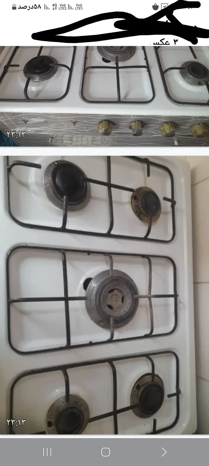 اجاق گاز پنچ شعله. تمیز تمیز|اجاق گاز و لوازم برقی پختوپز|کارون, |دیوار