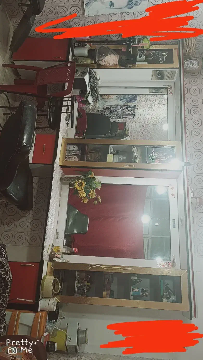 دکورآرایشگاه زنانه ومردانه|آرایشگاه و سالن‌های زیبایی|جیرفت, |دیوار