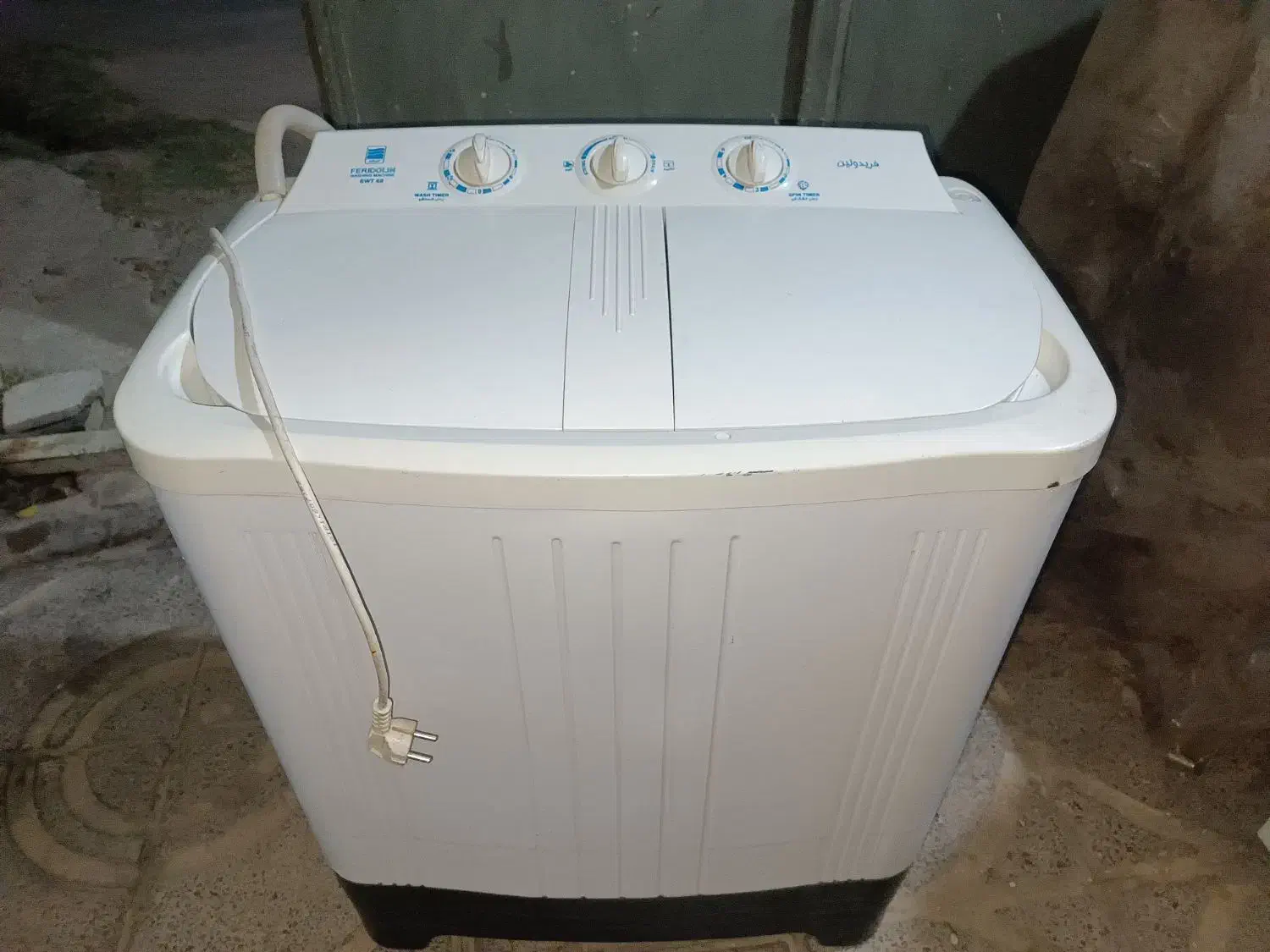 لباسشویی دوقلو|ماشین لباسشویی و خشک‌کن لباس|دلیجان, |دیوار