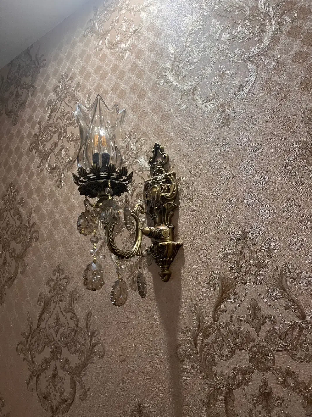 دیوارکوب کریستال|لوستر و چراغ آویز|تهران, جوادیه تهرانپارس|دیوار