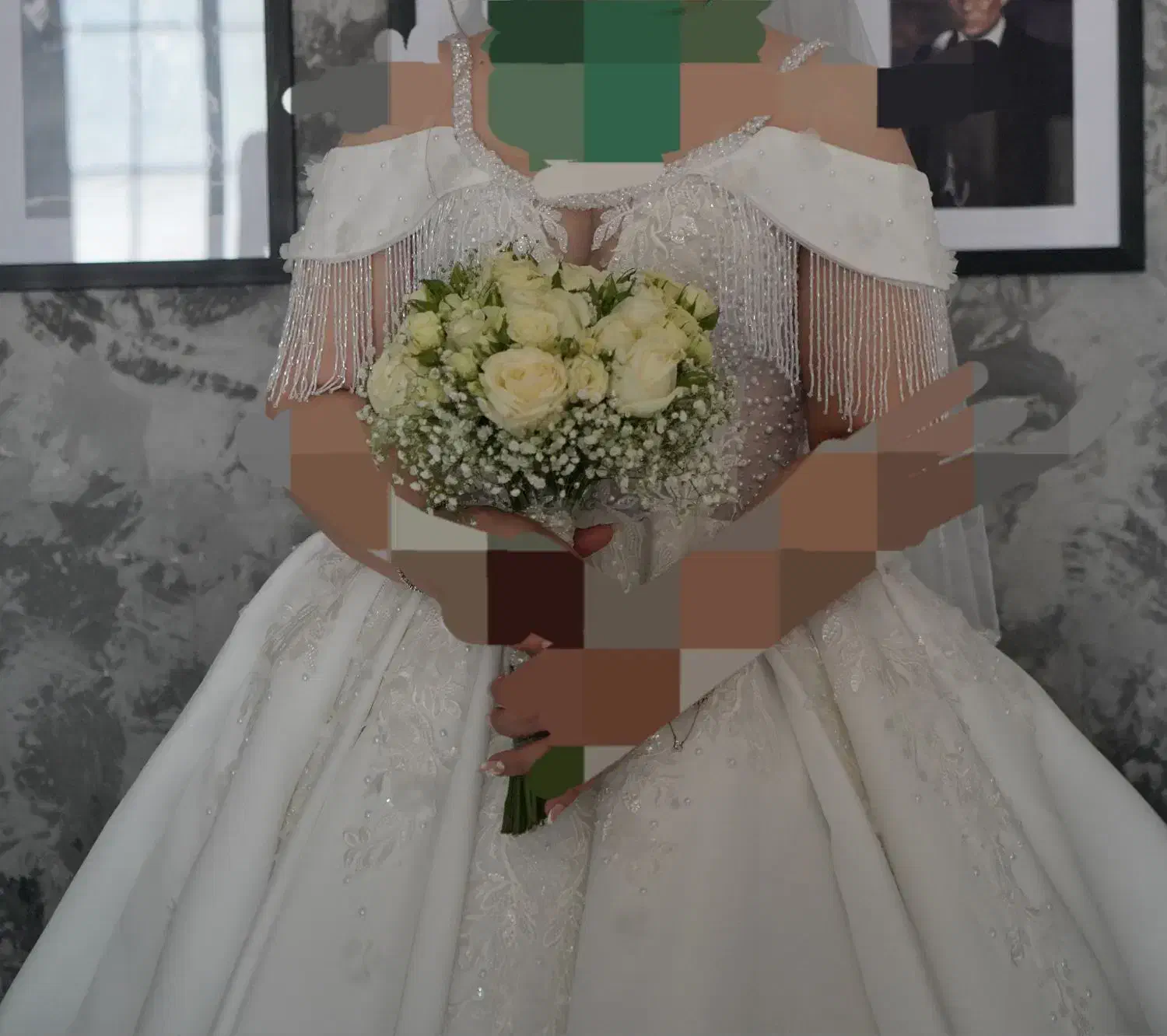 لباس عروس در حد نو بسیار شیک و زیبا|لباس|گرمسار, |دیوار