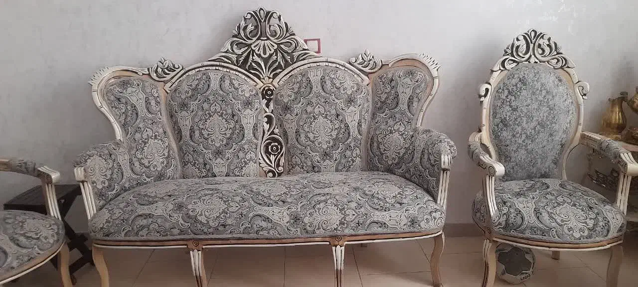 مبل سلطنتی ۹نفره|مبلمان خانگی و میز عسلی|قدس, شهر‌قدس|دیوار