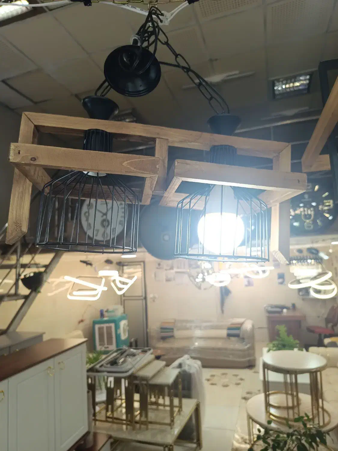 لوسترچوبی|لوستر و چراغ آویز|ساوه, |دیوار