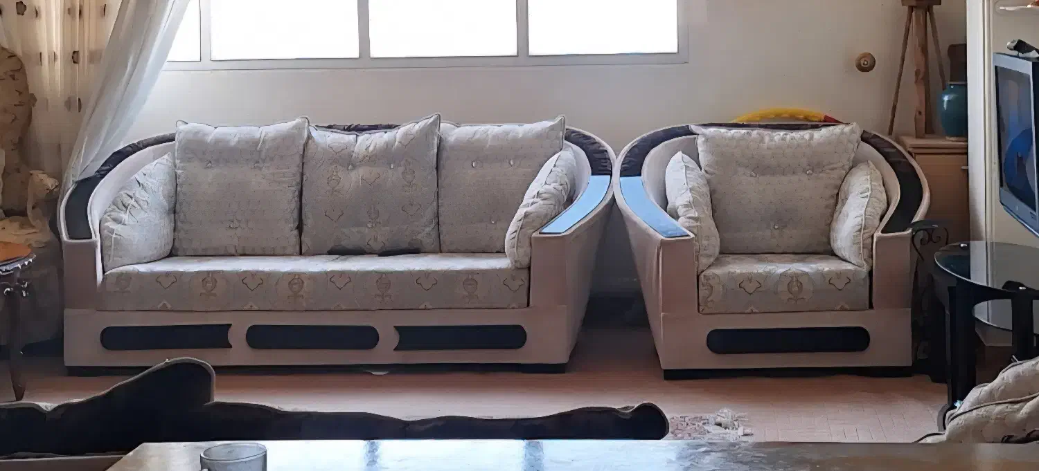 یه دست مبل ۷ نفره سالم و تمیز|مبلمان خانگی و میز عسلی|برخوار, |دیوار